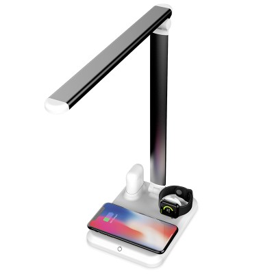 Folding touch led eye-protection table lamp Qi Wireless charging led desk lamp Dimming With USB port